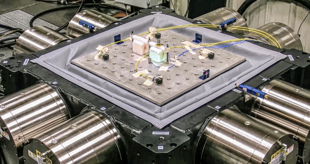 High Frequency Multi-Axis Vibration Test System - Team Corporation Tensor 18kN